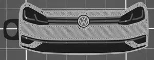 VW golf 7 keychain