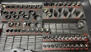 Tekton Socket Holders 1/4, 3/8, and 1/2 Imperial Gridfinity
