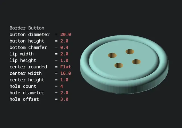 Parametric Button Generator — Фото 4 из 12