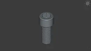 ISO 4762 Socket head cap screw M1.6 - M24 / Length 3 - 100