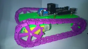 Arduino 3d printed modular tank robot chassis