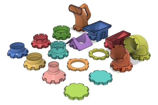 Magnetic Dust Collection Connectors Set for Dust Extraction — Фото 24 из 39