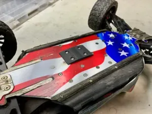HD Middle Skid Plate for Arrma 6s Kraton / Typhon / Outcast / Fireteam / etc