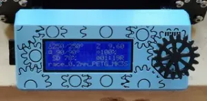Involute gear design for LCD cover for Prusa MK3S+