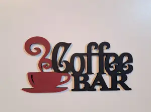 Coffee bar wall sign