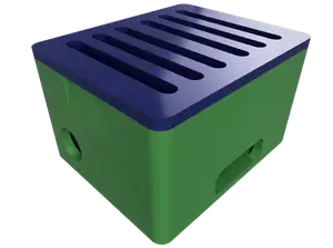 ESP32 D1 Mini snap fit case with Power Jack