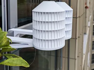 Modular parametric Stevenson screen (weather shield) for any meteorological instrument
