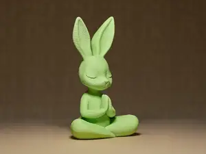 Meditating Bunny Figurine