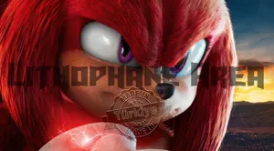 Sonic 3 Movie Lithophane