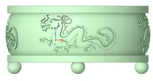 Bonsai pot dragon