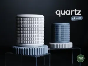 quartz · planter