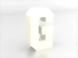 Decorative letters A-Z (Game), LED light