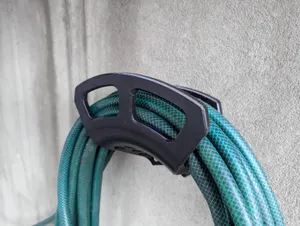 Strong garden hose holder