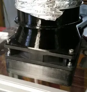 Enclosure Exhaust - (120mm fan, 4" dryer duct)