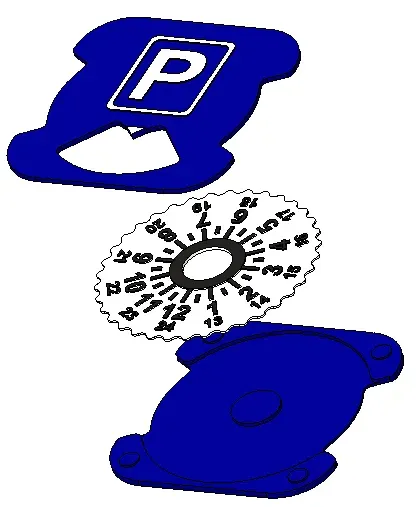 Parking disc/clock mini — Фото 4 из 4