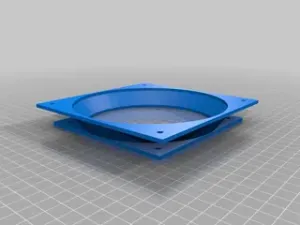 140mm to 120mm PC Case Fan Adapter (20mm height)