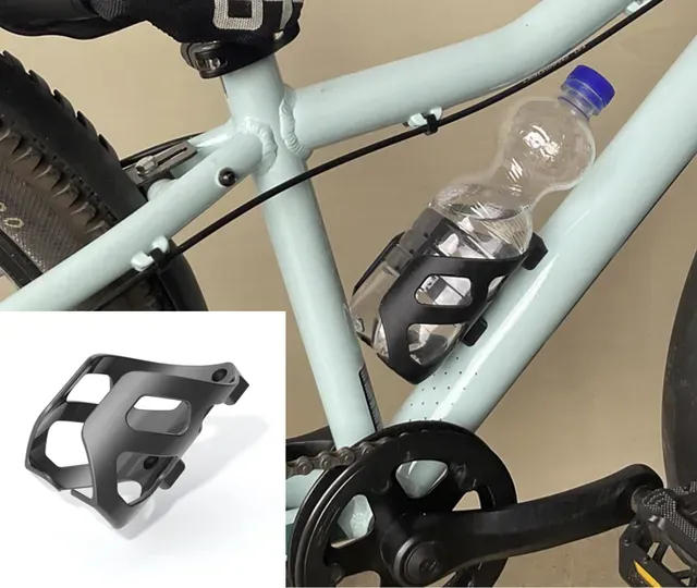 Bottle cage for kid bike with narrow frame