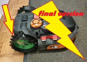 Worx Landroid Robot S500 i Upgrade 2. Back Wheels 2.4 Tire 70mm / FINAL