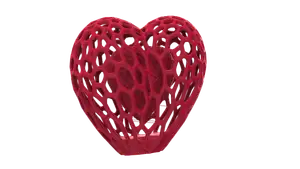 Floating Heart ~ A 3D Printer stress test