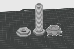 Drain screw for flower box