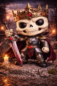 Cute Skeleton King