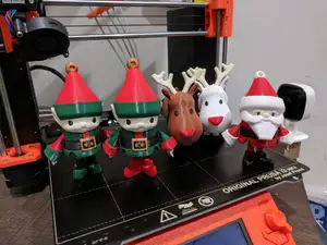 Articulated Christmas Toys Multimaterial