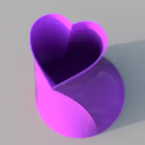 Twisted Heart Vase for Valentine