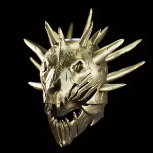 The Obsidian Beast Helmet from Diablo 4 IV - El Casco de la bestia de Obsidiana de Diablo 4 IV