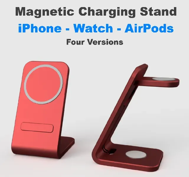 Magnetic Charging Stand for iPhone, Apple Watch & AirPods - MagSafe - Four Versions — Фото 6 из 16