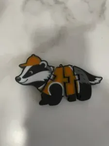 Flexi-Badger Keychain