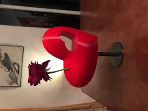 Valentines Heart for a Loveletter or red rose