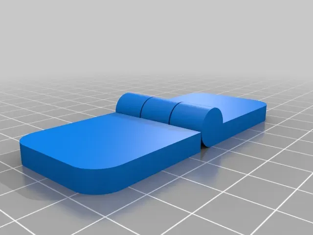 Acrylic/lexan hinge - small - glue on