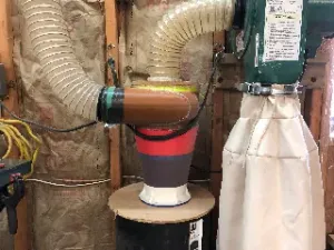 4" Pipe Cyclone Dust Collector