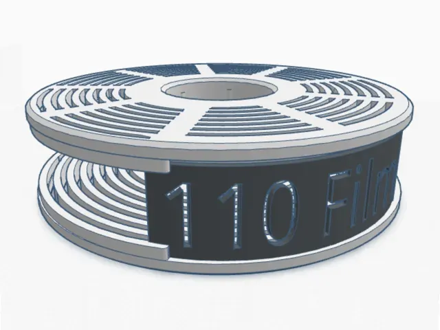 Pa-110 : A 110/16mm film development reel v2 (Paterson-fit)