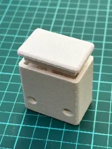 Filament cutter with printed spring