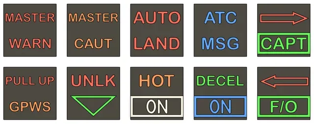 Labels for Korry Switch A320 - V2 — Фото 4 из 6