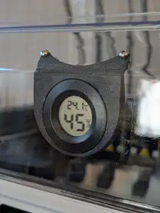 Thermometer and Hygrometer Mount for Snapmaker U1 PopCap by BIQU