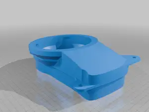 MK3 Supra 6.5" sealed door speaker housing