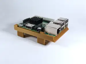 Raspberry Pi (2, 3 or 4) holder for Prusa frame