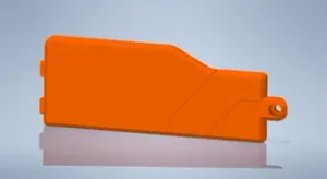 Nerf Stryfe chamfered Battery Cover