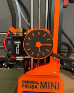 Prusa Mini X-Axis Clock Visualizer Indicator