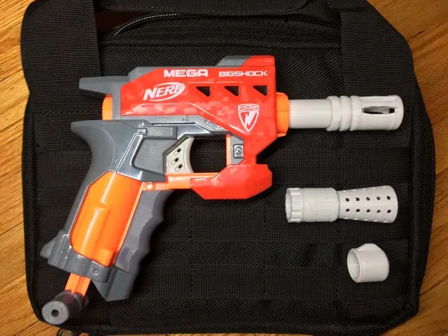 Nerf Mega Bigshock Inline Magazine (inline clip) w/Swappable Muzzles