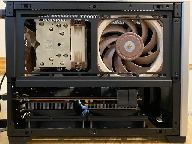 NCASE M1 PowerColor Red Dragon 5700 XT 120mm Fan Duct — Image 3 of 9