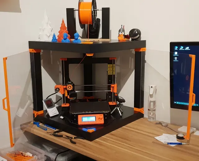 Prusa i3 MK3 Corner ENCLOSURE - Ikea LACK table — Image 2 of 34