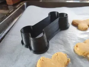 Dog bone cookie cutter