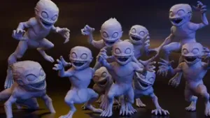 Gibberling & Swarm of Gibberlings (DND / TTRPG)