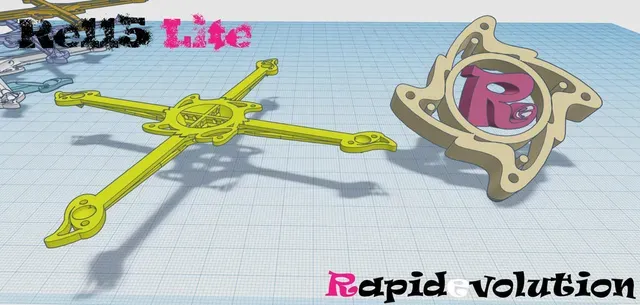 Re115 Lite - Rapidevolution 115mm (3") Printpick FPV Frame — Image 2 of 5