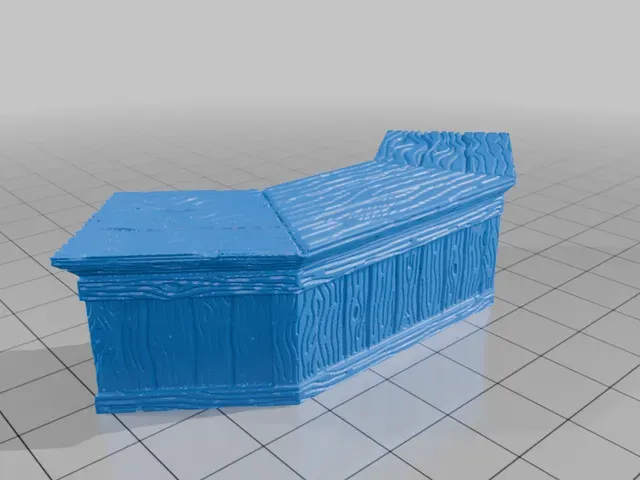 28mm DND Tavern Bar Countertop Fantasy Terrain Miniature for Tabletop Gaming StarForge Kits 3D Print STL File — Фото 2 из 2