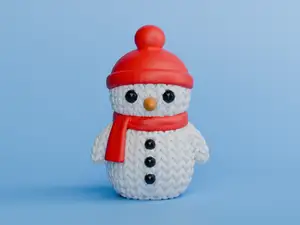 Knitted Snowman