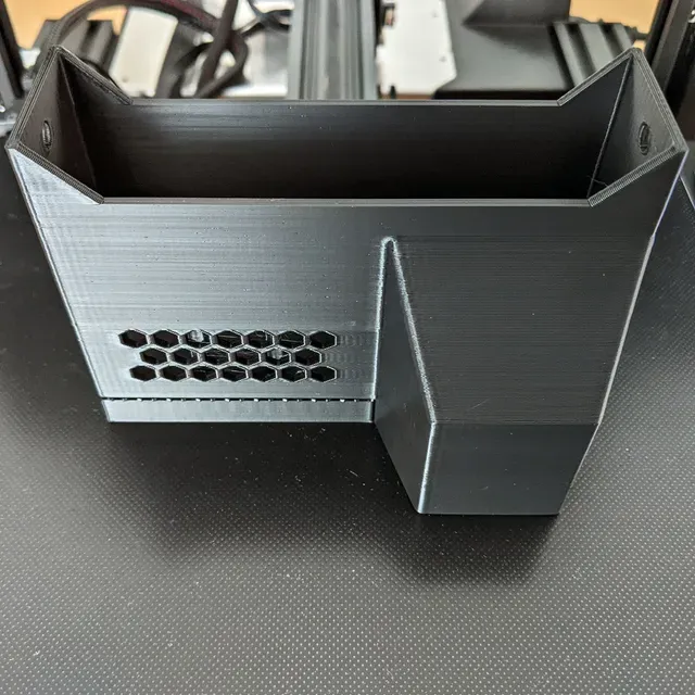 Ender 3 Pro low-profile rear mount for Meanwell PSU — Image 4 of 13